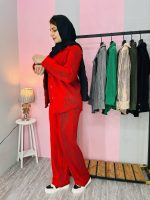 ۳ تیکه شومیز نیمتنه شلوار - Image 7