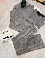 ۳ تیکه شومیز نیمتنه شلوار - Image 2