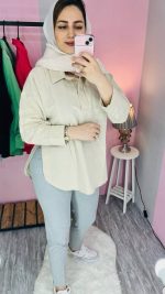 شومیز بقل دکمه زنانه - Image 5