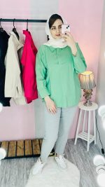 شومیز بقل دکمه زنانه