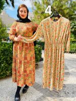 پیراهن پلیسه کمرجین - Image 2
