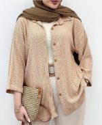 شومیز حصیر بافی زنانه - Image 7