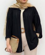شومیز حصیر بافی زنانه - Image 4