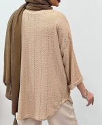 شومیز حصیر بافی زنانه - Image 3